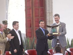 El Presidente Enrique Peña Nieto estuvo presente en el festejo de los 20 años del CRT.  /