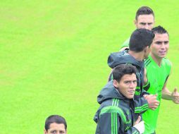 El ambiente en el reconocimiento de la cancha del Estadio Castelao fue de optimismo y confianza. MEXSPORT /