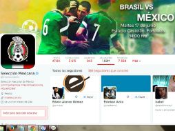 De esta forma, ganan el duelo en las redes sociales. Twitter: @miseleccionmx. ESPECIAL /