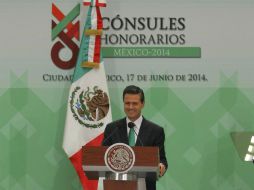 Las reformas en el país fortalecen la economía, el régimen institucional y la ampliación de derechos; según Peña Nieto. NTX /