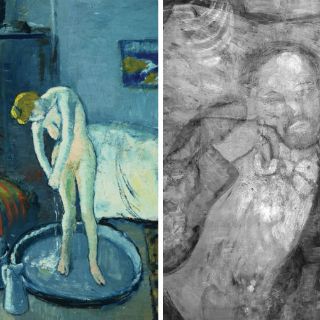 Hallan retrato oculto en un Picasso