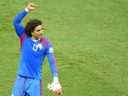 El jugador con más menciones en la red social fue Guillermo Ochoa. AFP /