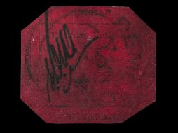 El sello es el único superviviente de una serie especial impresa en 1856. EFE /