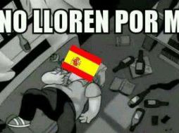 Usuarios de redes sociales recrean con creatividad la derrota de España. ESPECIAL /