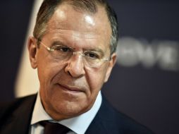 'Por un lado nos hablan de alto el fuego y por otro la agresión sigue', dijo el jefe de la diplomacia rusa Sergei Lavrov. AFP /