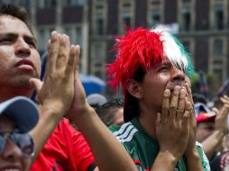 Miles de mexicanos viajaron a Brasil para asistir a la Copa del Mundo. AFP /
