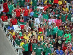 Este grito ya se ha vuelto muy común en todos los estadios en México y el Mundial no fue la excepción. NTX /