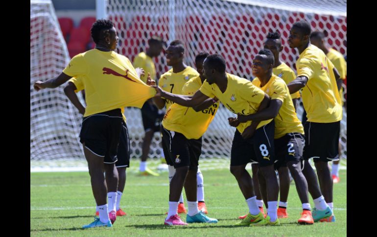 El equipo ghanés se enfrentará a Alemania el próximo sábado en su segundo juego en Brasil 2014. AFP /