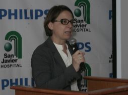 Solagne Plebani, gerente general de Philips.  /