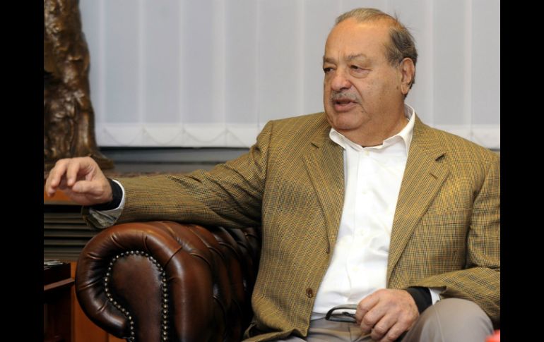 Las empresas de Carlos Slim son consideradas como preponderantes en los sectores de radiodifusión y telefonía. ARCHIVO /
