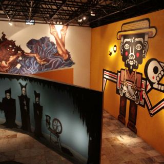 Artistas llevan muralismo al Museo Diego Rivera Anahuacalli