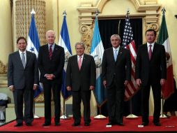 Osorio Chong (d) participa en la Reunión Multilateral sobre la Migración de Menores no Acompañados. NTX /