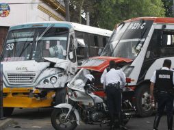 Un camión de la ruta 231-C se impactó de costado con otro de la ruta 33.  /