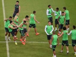 La Selección mexicana cerró su preparación en el estadio Arena Pernambuco. AFP /