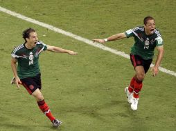 México le hizo tres goles en 10 minutos a Croacia, con anotaciones de Márquez, Guardado y Hernández. AP /