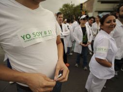 El domingo pasado, el movimiento #YoSoy17 salió a las calles para apoyar a los médicos señalados por mala praxis.  /