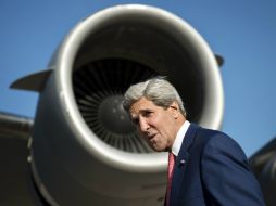 Kerry asegura que la formación de un nuevo gobierno incluyente en Iraq es un requisito crucial para cualquier acción que EU emprenda. AFP /