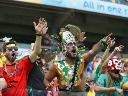 La palabra que se grita a los arqueros no fue considerada como discriminación en este contexto. EFE /