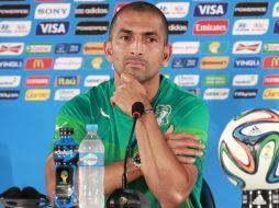 Sabri Lamouchi durante una conferencia de prensa. MEXSPORT /