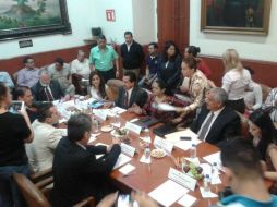 Los tres municipios involucrados presentaron ante los diputados locales un plan metropolitano. ESPECIAL /