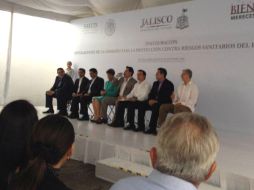 El evento de inauguración estuvo encabezado por Aristóteles Sandoval y Merdeces Juan. TOMADA DE @Asoc_Med_Jal  /