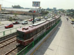 Para la construcción de la nueva ruta del Tren ligero, se destinarán 17 mil 692 MDP. ARCHIVO /