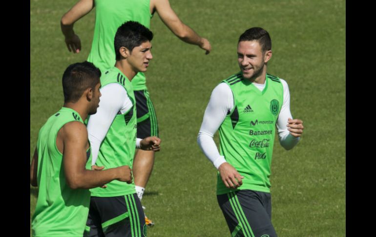 El buen momento que vive la Selección Nacional en el Mundial podría llamar la atención de los blaugranas. MEXSPORT /