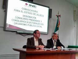 El delegado del INE en Jalisco anunció la convocatoria para consejeros electorales.  /
