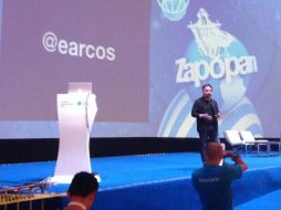 Eduardo Arcos, fundador de Hipertextual, en su conferencia magistral.  /