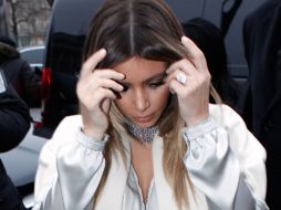 Kim y Kanye continúan celebrando su amor. ARCHIVO /