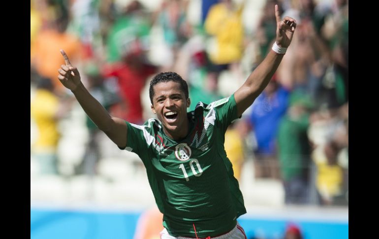 Gio se lució con su primer gol válido del campeonato en Brasil. MEXSPORT /