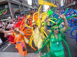 Más de un millón de personas participó en el desfile. AFP /