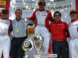 Ricardo Pérez asegura que compitió en una pista muy complicada. ESPECIAL /