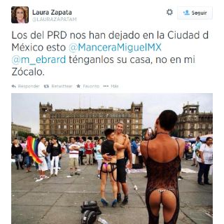 Laura Zapata desata polémica por mensaje sobre Marcha Gay
