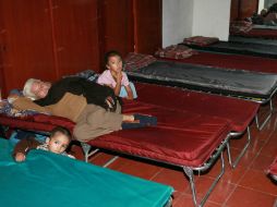 Los albergues preparados por el momento se encuentra sólo habilitados y preparados con lo básico. ARCHIVO /