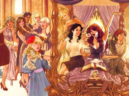 La división de “Fables”. Presenta versiones modernas de 'Blanca Nieves' y 'La Bella y la Bestia'. ESPECIAL /