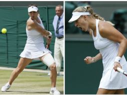 Simona (i) y Eugenie son dos jóvenes tenistas que prometen para grandes cosas. AP /