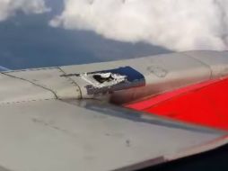 Aerolínea defiende que no se trata de cualquier cinta, sino una especial para ese tipo de problemas. ESPECIAL /