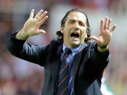 Pizzi duró en el equipo Naranjero siete meses, terminaron en el octavo puesto. EFE /