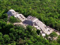 Calakmul, Campeche es uno de las muchas zonas arqueológicas que entran en la cartografía. ARCHIVO /