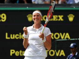 Petra ganó este torneo en 2011 y espera reconquistar la pista del All England Club. AFP /