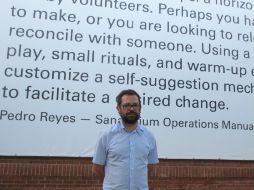 Esta exposición cuenta con 40 terapeutas que el artista se encargó de entrenar. NTX /