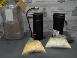 El paquete con la droga fue puesta a disposición de un Ministerio Público federal. ESPECIAL /