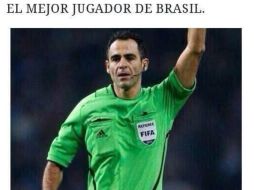 Tuiteros señalan que el árbitro 'ayudó' al país anfitrión en su triunfo. ESPECIAL /