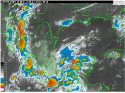 El SMN prevé lluvias intensas en Guerrero, Jalisco, Michoacán, Morelos, Oaxaca y Veracruz. Foto: @conagua_clima. ESPECIAL /