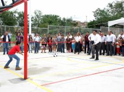 El alcalde tapatío, Ramiro Hernández asistió a la inauguración del parque. ESPECIAL /