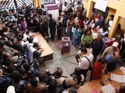 Las elecciones empezaron a las 08:00 horas tiempo del Pacífico; publicarán primeros resultados del PREP entre las 19:00 y 20:00 horas. ARCHIVO /