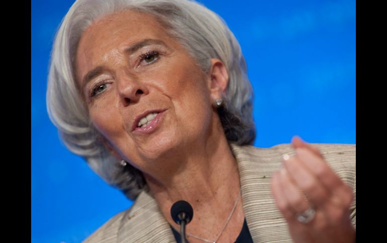 Lagarde habla en general no da recomendaciones país por país. ARCHIVO /