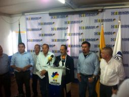 Gustavo Madero pide a los ciudadanos a no tener miedo y defender su voto. ESPECIAL /