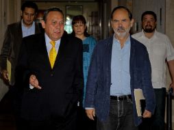 Jesús Zambrano y Gustavo Madero lamentan que los acuerdos tomados en el Consejo Electoral no se estén acatando. SUN /